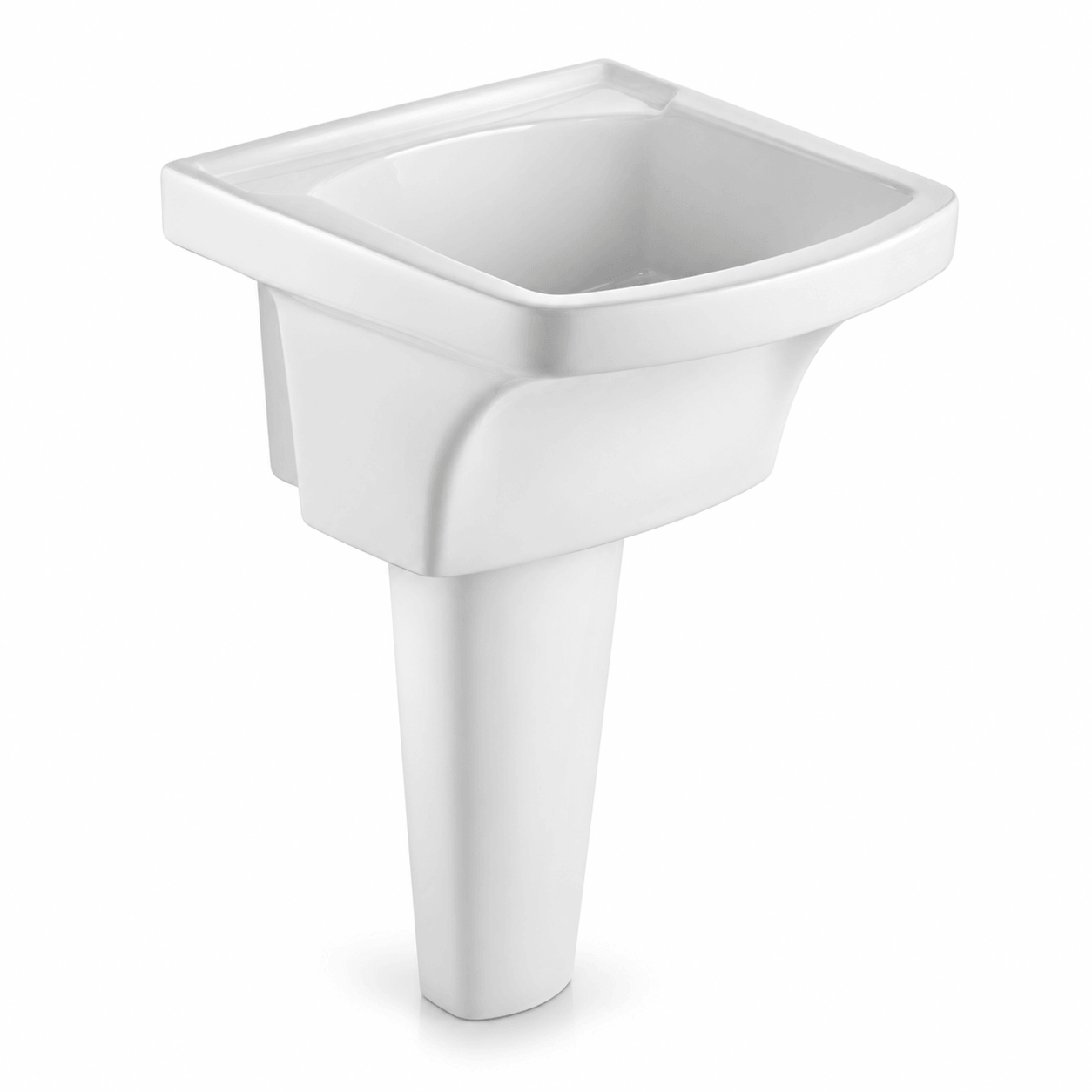 Kit Tanque de Louça Icasa IT200 Branco com Coluna IC200