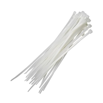 Abraçadeira de Nylon 400x4,8x1,5 mm Tramontina Branca - 57530039