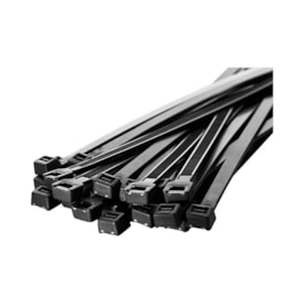 Abraçadeira +Fix Nylon 4,8x200 Preta 10 Peças