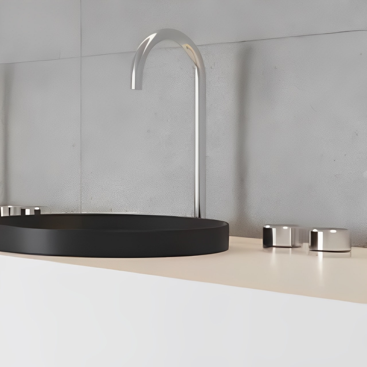 Acabamento Acionamento de Misturador de Mesa Deca You Redondo Cromado - 4992.C104