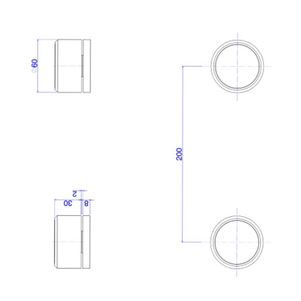 Acabamento Acionamento de Misturador de Mesa Deca You Redondo Cromado - 4992.C104