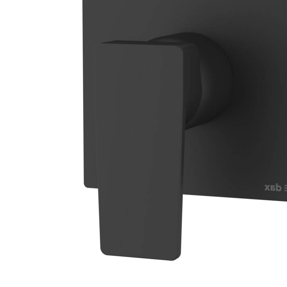 Acabamento Monocomando Dax Iguaçu para Chuveiro Base Deca Black - DAX-4994-IG-BL