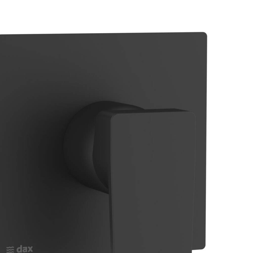 Acabamento Monocomando Dax Iguaçu para Chuveiro Base Deca Black - DAX-4994-IG-BL