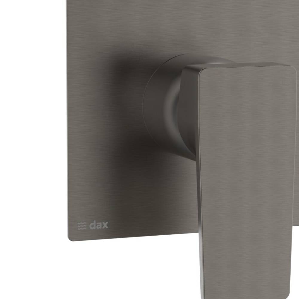 Acabamento Monocomando Dax Iguaçu para Chuveiro Base Deca Cinza - DAX-4994-IG-GR