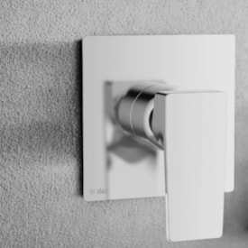 Acabamento Monocomando Dax Iguaçu para Chuveiro Base Deca Cromado - DAX-4994-IG-CR