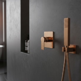 Acabamento Monocomando Dax Mendoza para Chuveiro Rose Gold - DAX-4994-MZ-RG