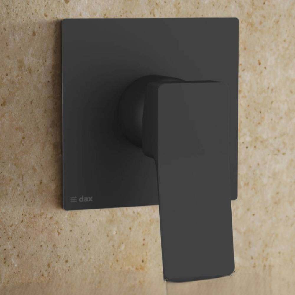 Acabamento Monocomando Dax Tamisa para Chuveiro Base Deca Black - DAX-4994-TM-BL