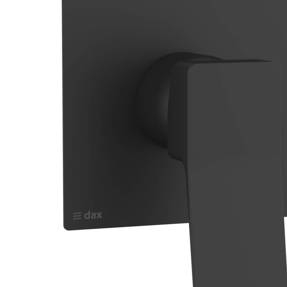 Acabamento Monocomando Dax Tamisa para Chuveiro Base Deca Black - DAX-4994-TM-BL