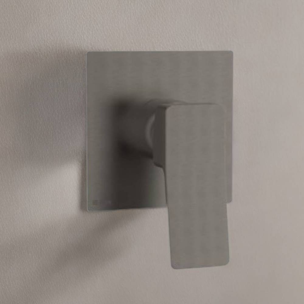 Acabamento Monocomando Dax Tamisa para Chuveiro Base Deca Cinza - DAX-4994-TM-GR