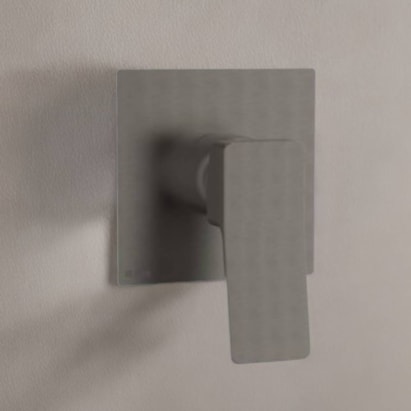 Acabamento Monocomando Dax Tamisa para Chuveiro Base Deca Cinza - DAX-4994-TM-GR