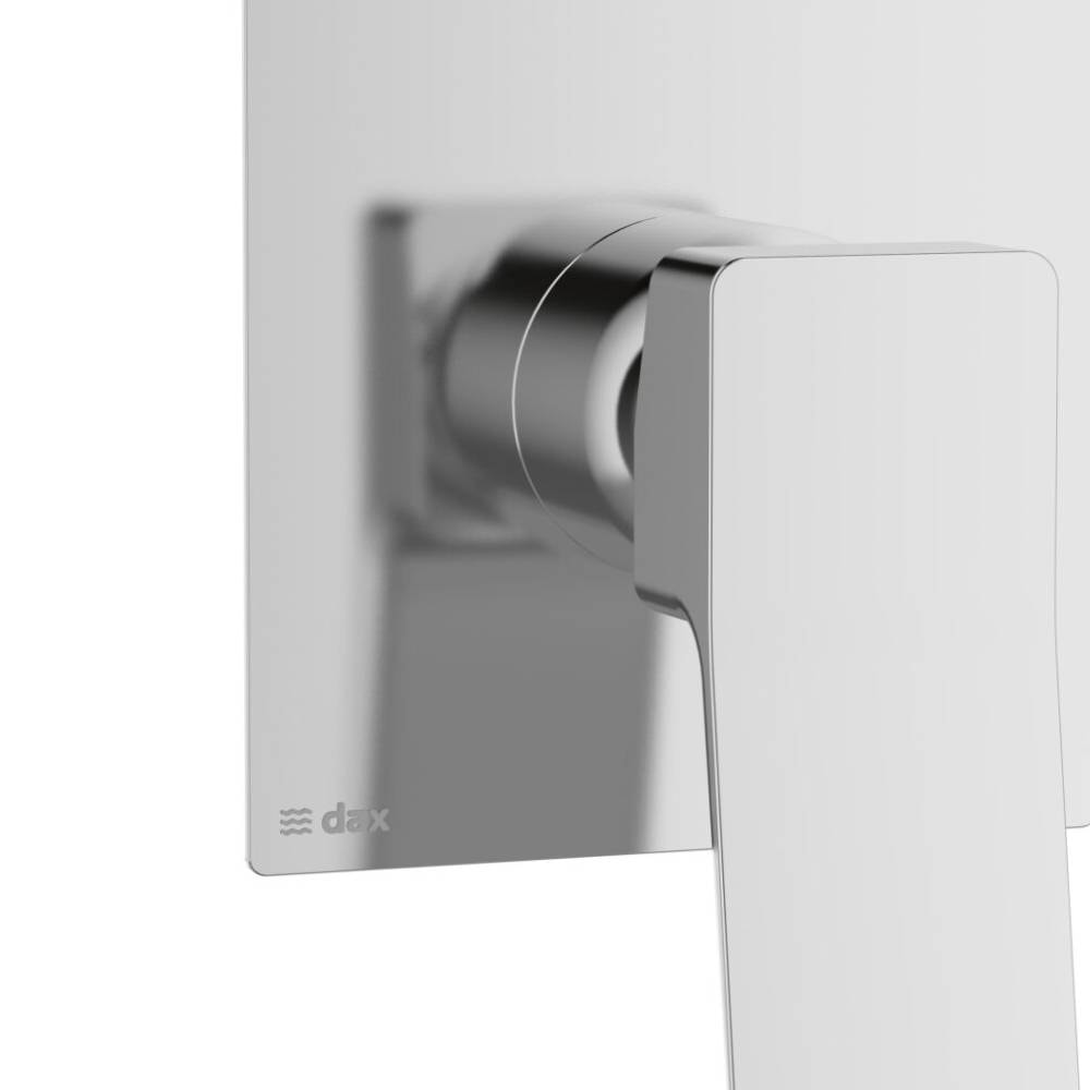 Acabamento Monocomando Dax Tamisa para Chuveiro Base Deca Cromado - DAX-4994-TM-CR