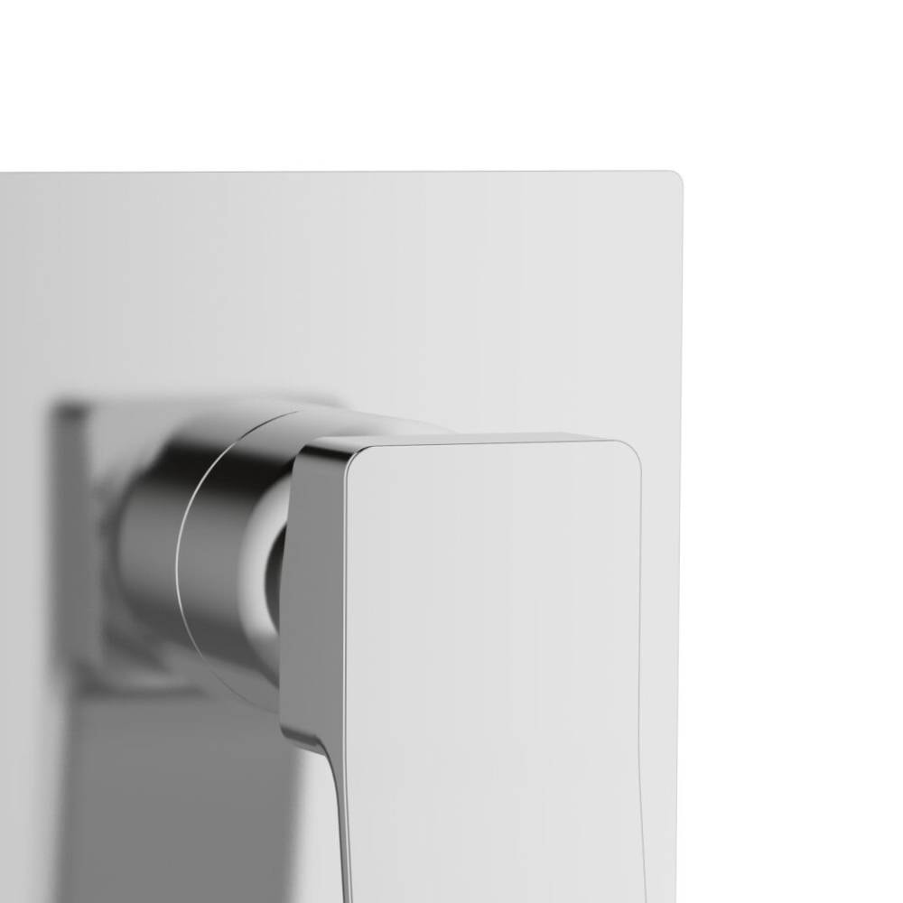 Acabamento Monocomando Dax Tamisa para Chuveiro Base Deca Cromado - DAX-4994-TM-CR