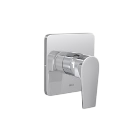 Acabamento Monocomando Deca Level Alta e Baixa Pressão para Chuveiro Cromado - 4993.C26.CHU