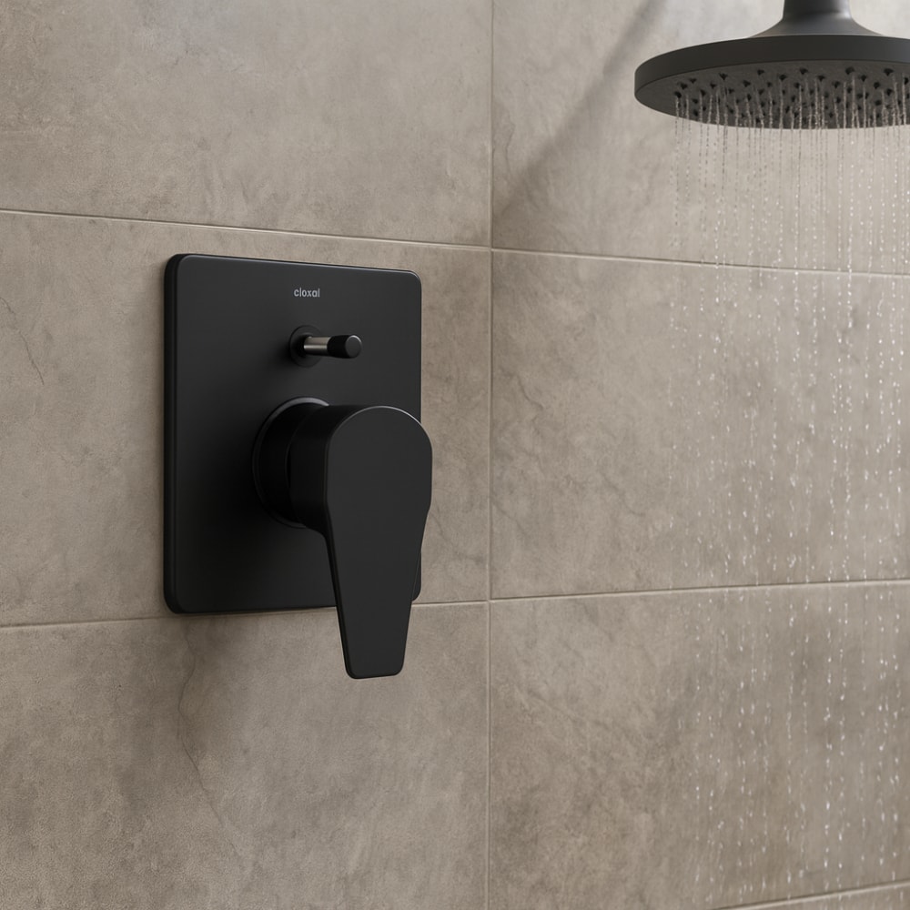 Acabamento Monocomando Docol Lift para Chuveiro e Ducha Higiência DocolBase Onix - 90008057156