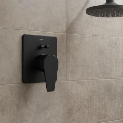 Acabamento Monocomando Docol Lift para Chuveiro e Ducha Higiência DocolBase Onix - 90008057156