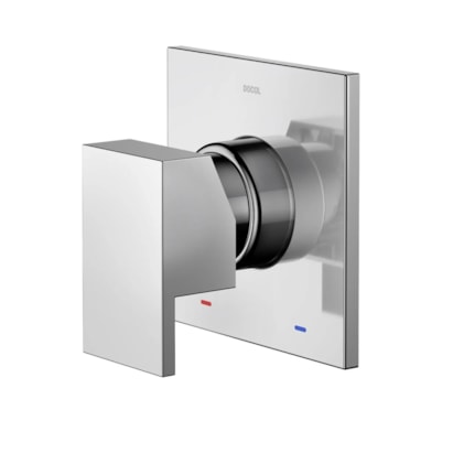 Acabamento Monocomando para Chuveiro Docol New Edge Cromado - 90009260006