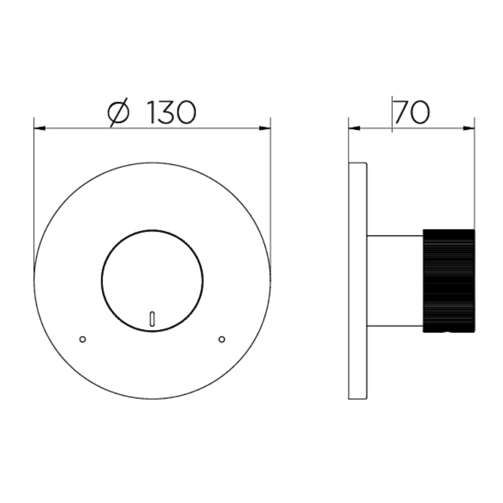 Acabamento Monocomando Para Chuveiro e Ducha Higiênica 1/2