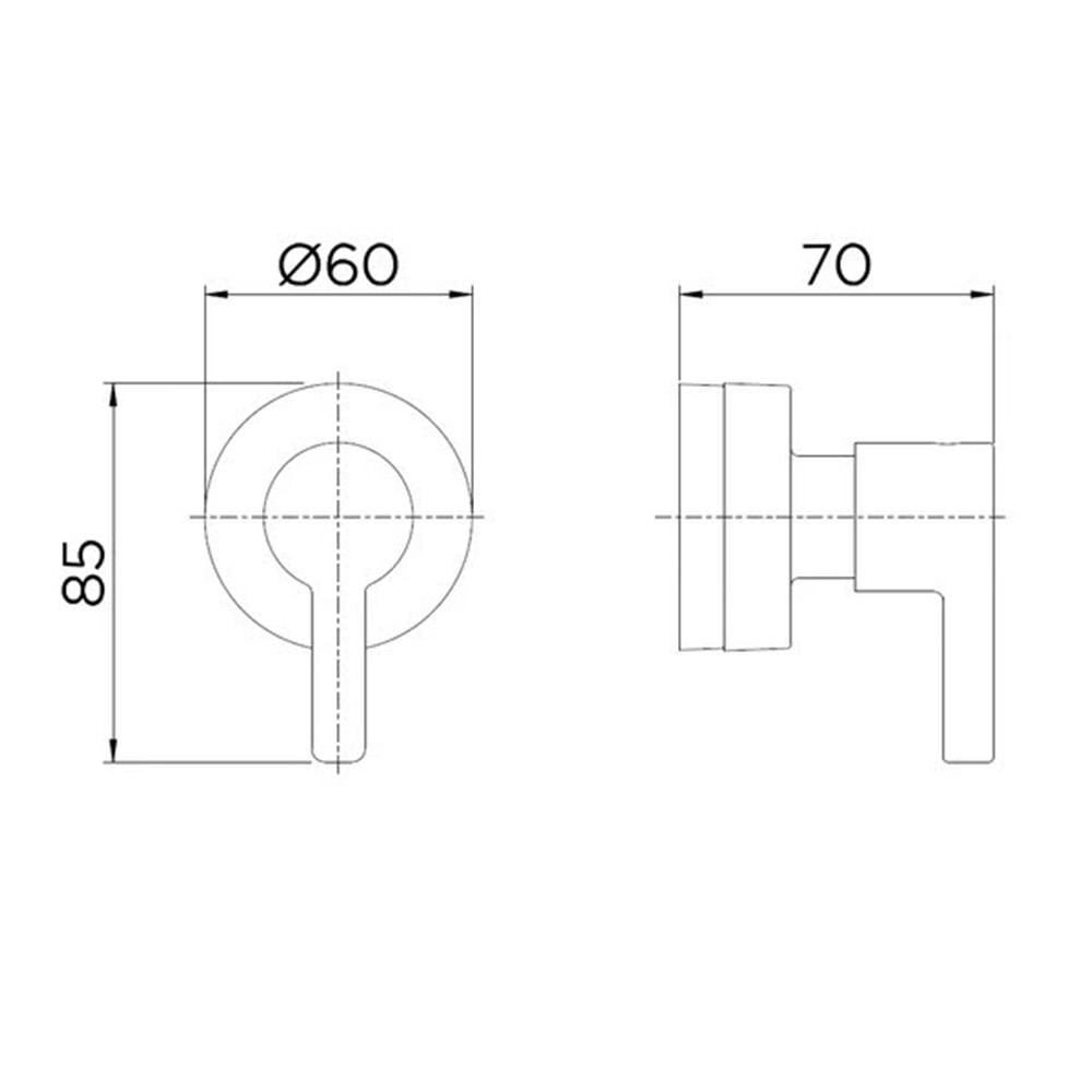 Acabamento para Registro Base Deca 1/2