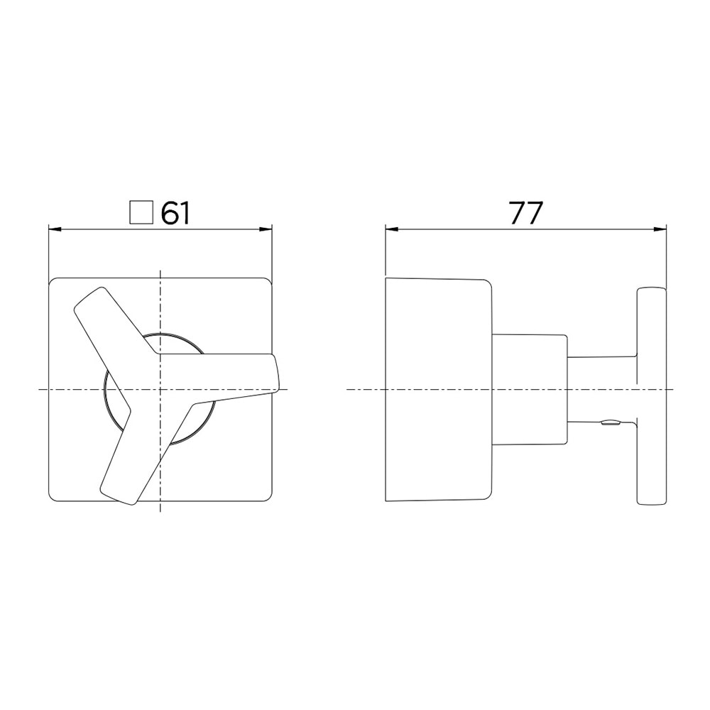 Acabamento para Registro Base Deca 1/2