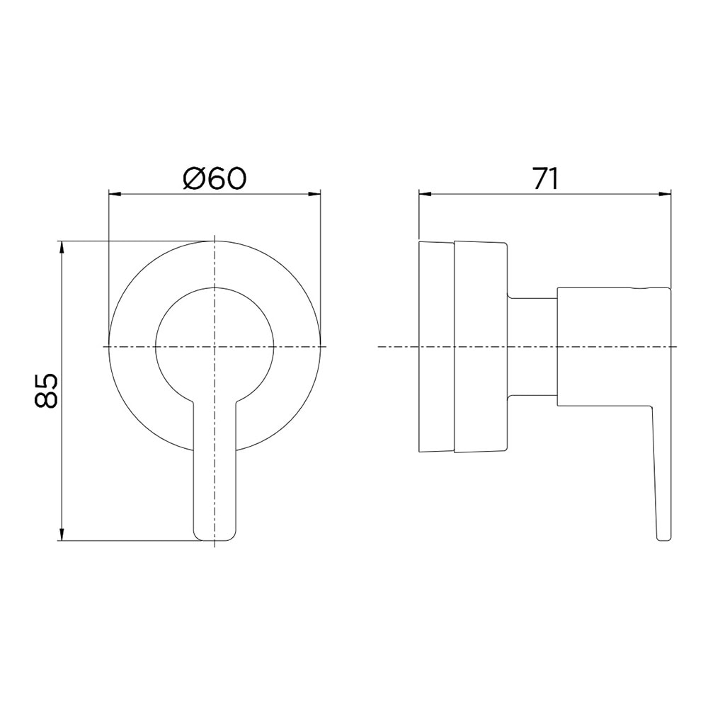 Acabamento para Registro Base Deca 1/2