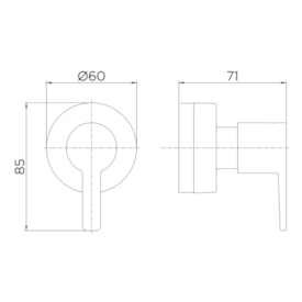 Acabamento para Registro Base Deca 1/2