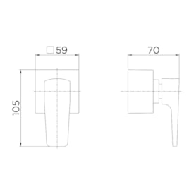 Acabamento para Registro Base Deca 1/2