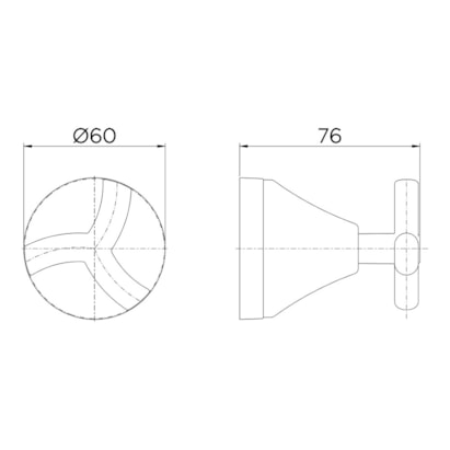 Acabamento para Registro Base Deca 1/2