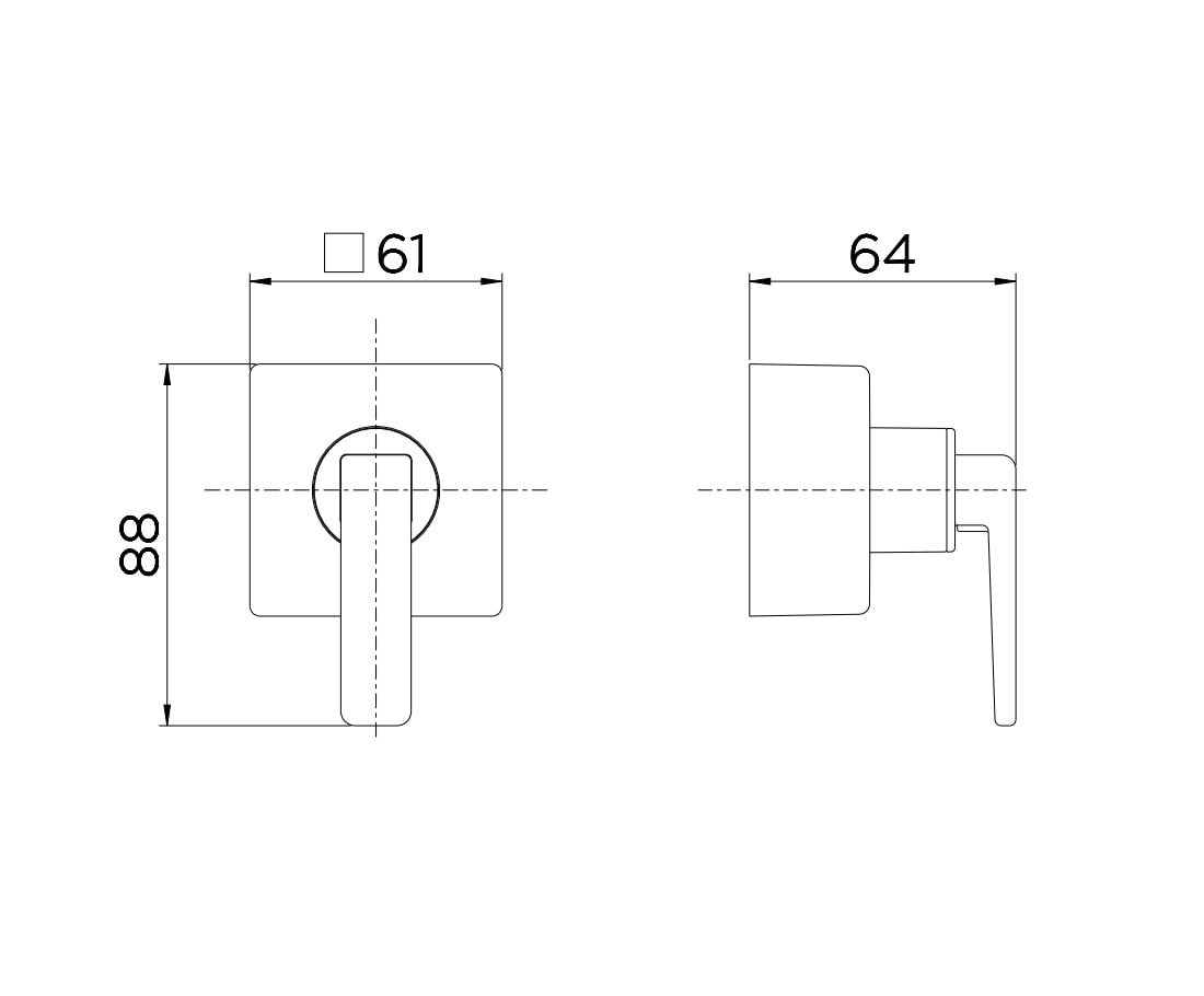 Acabamento para Registro Base Deca 1/2' 3/4' e 1