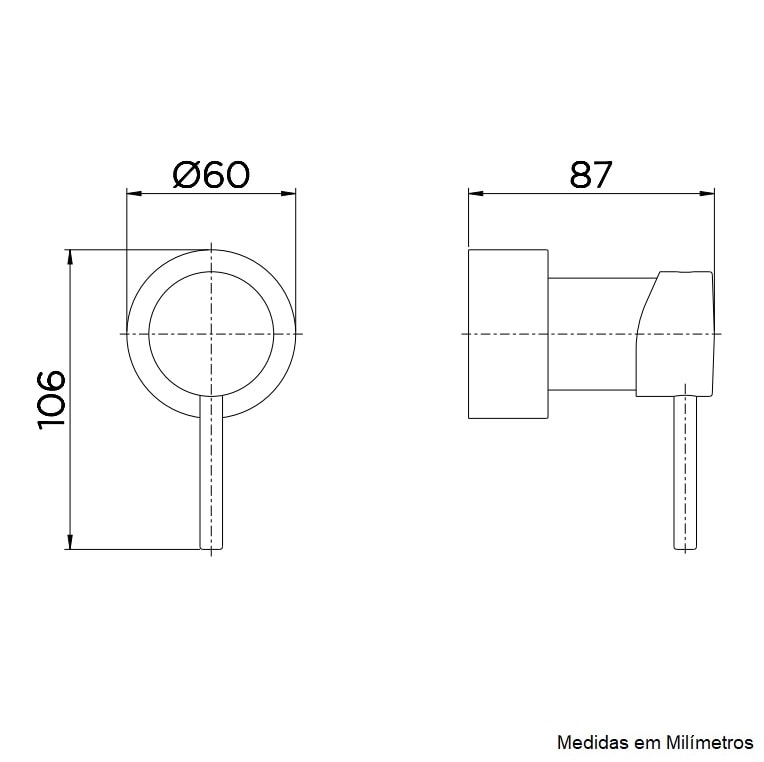 Acabamento para Registro Base Deca 1/2