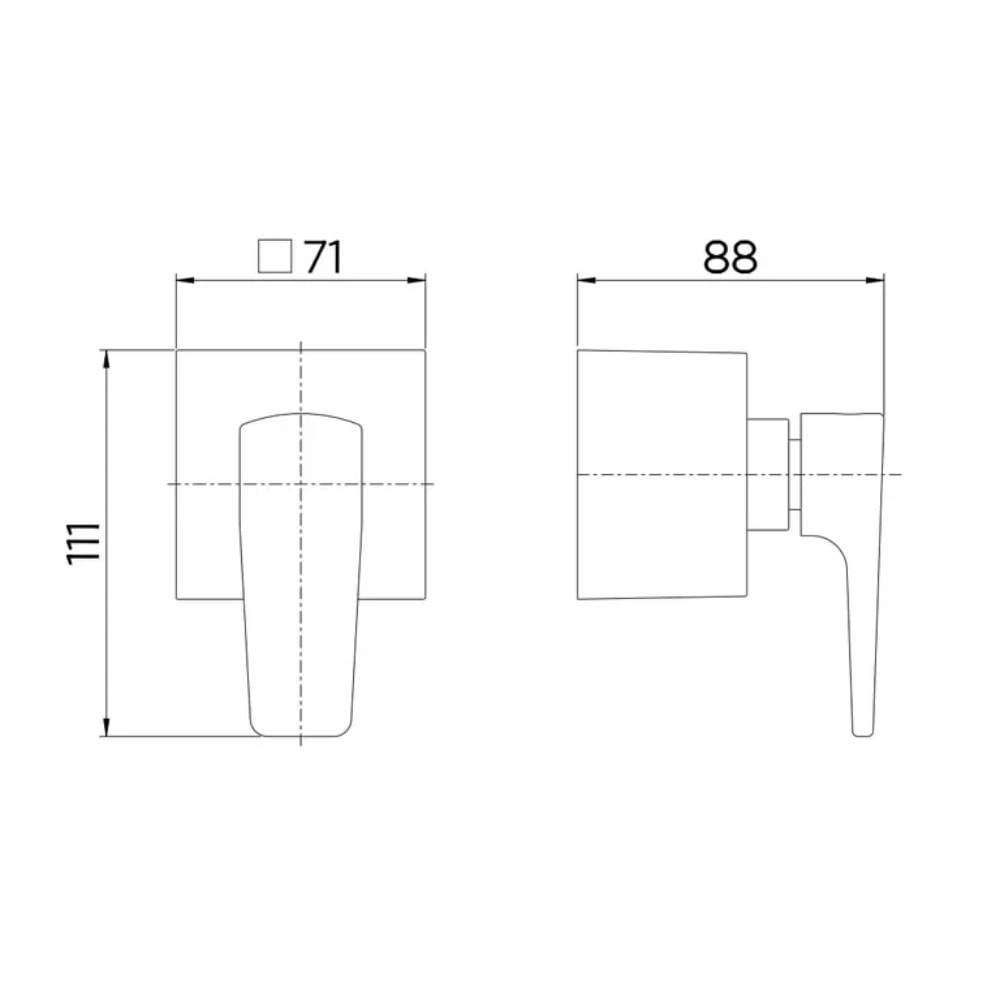Acabamento para Registro Base Deca Docol Lift 1.1/2
