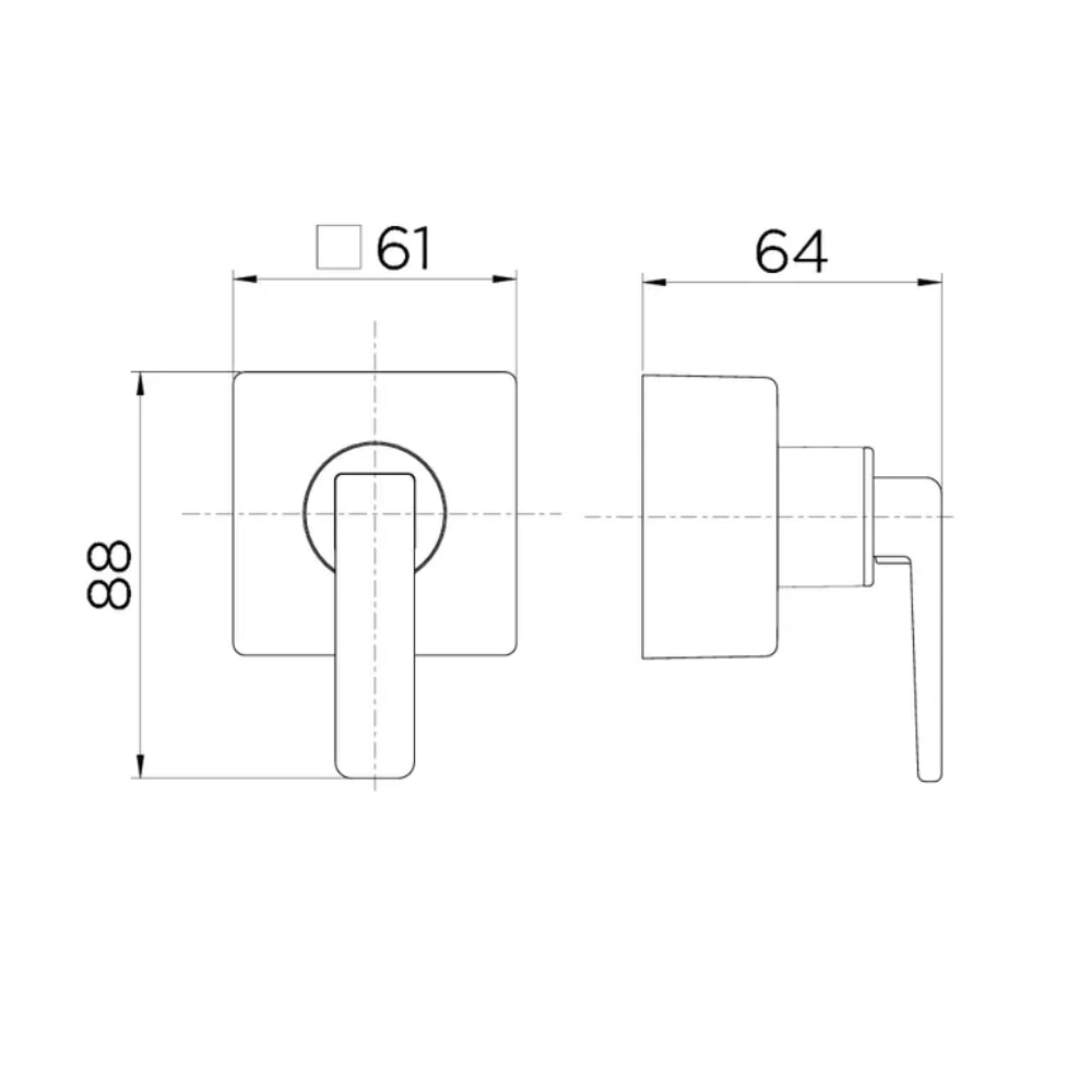 Acabamento para Registro Base Deca Docol Stillo 3/4