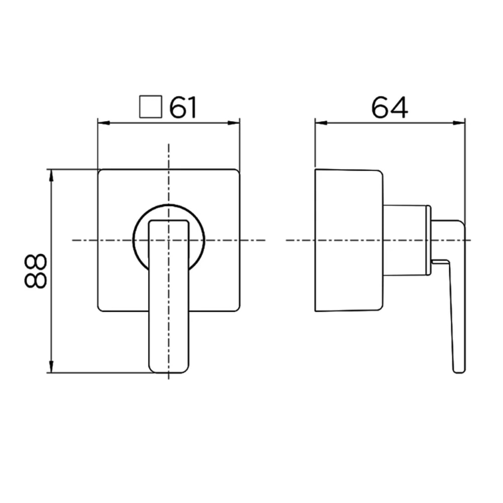 Acabamento para Registro Base Deca Docol Stillo 3/4