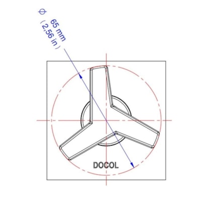 Acabamento Para Registro Base Docol 1.1/4