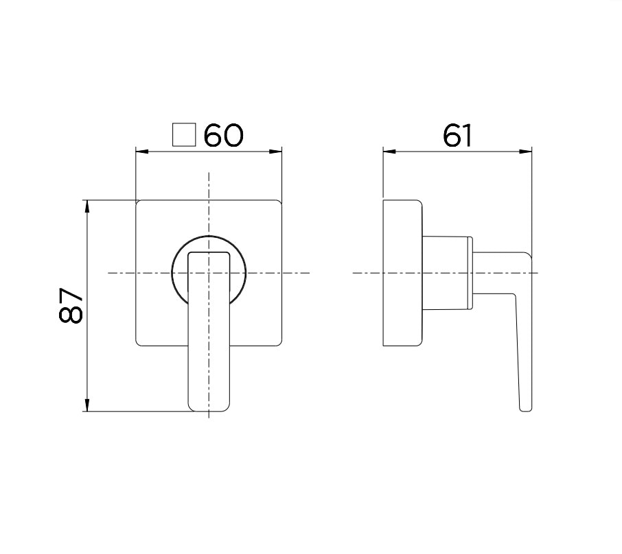 Acabamento para Registro Base Docol 1/2