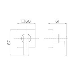 Acabamento para Registro Base Docol 1/2