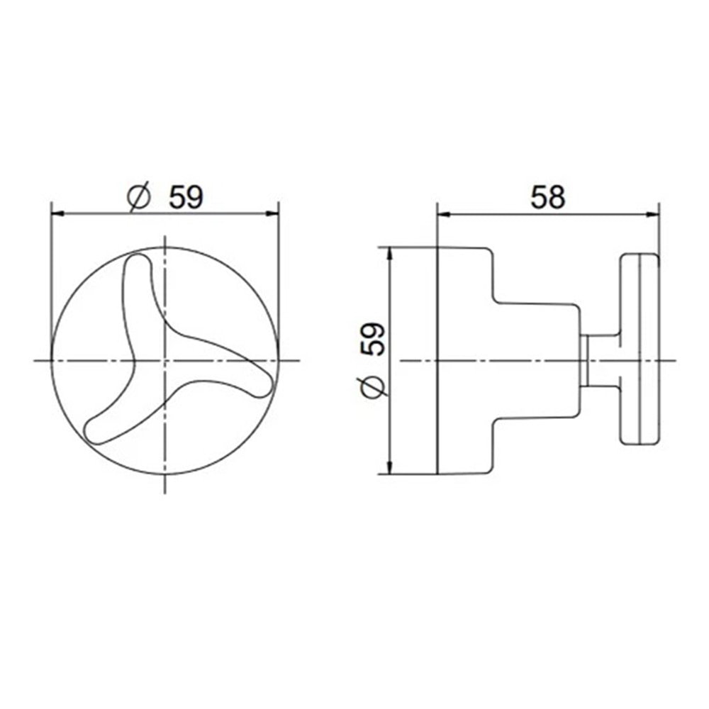 Acabamento Para Registro Base Docol 3/4