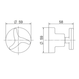 Acabamento Para Registro Base Docol 3/4