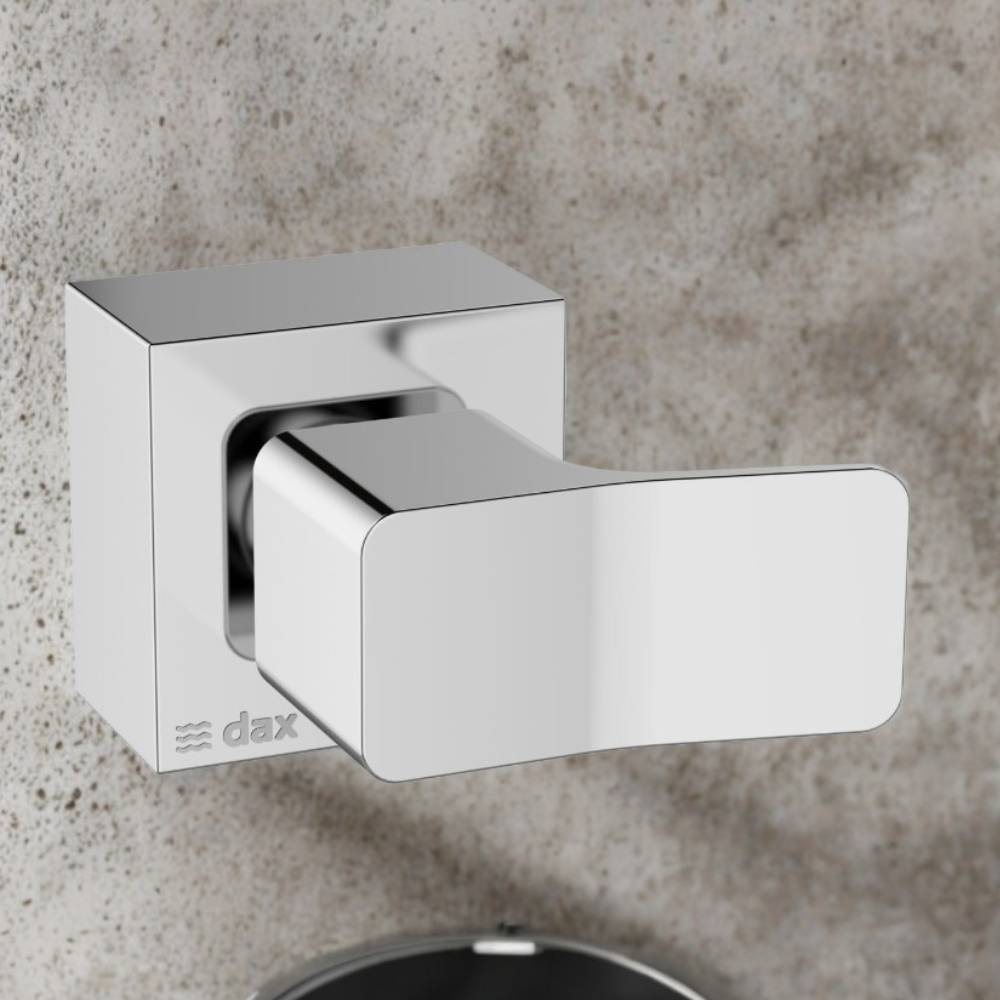 Acabamento para Registro Dax Tamisa Base Deca Cromado - DAX-4916-TM-CR
