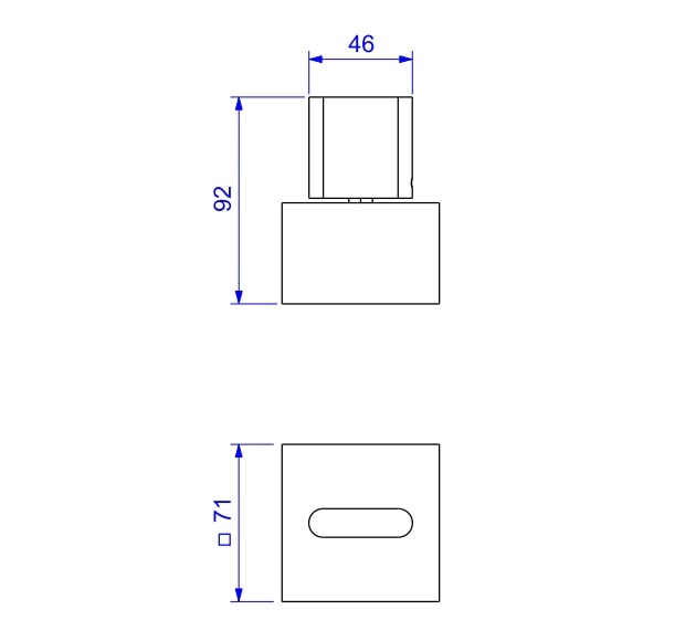 Acabamento para Registro de Gaveta Deca Polo 1/4