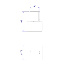 Acabamento para Registro de Gaveta Deca Polo 1/4