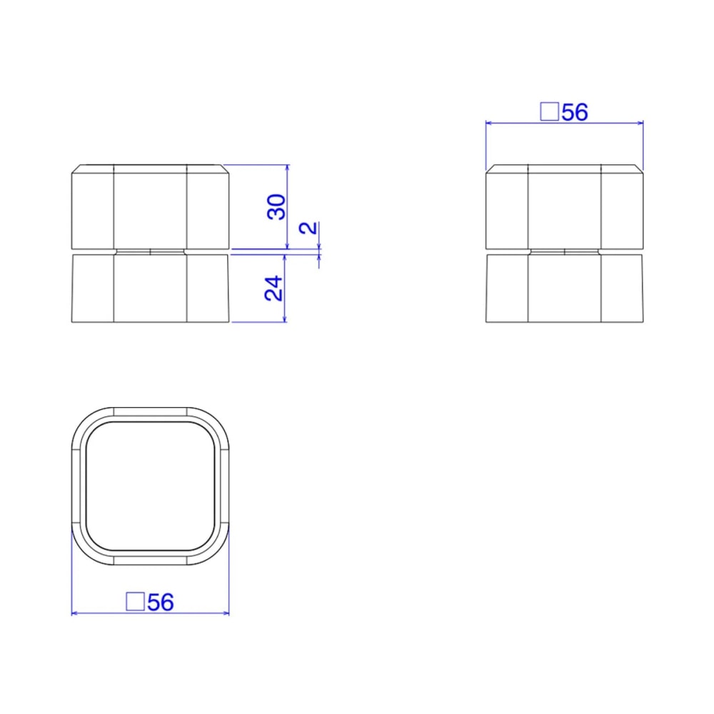 Acabamento para Registro de Gaveta Deca You Cromado - 4900.C105.PQ