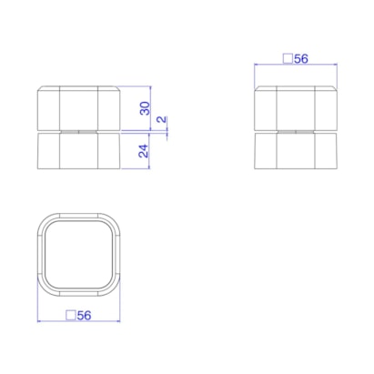 Acabamento para Registro de Gaveta Deca You Cromado - 4900.C105.PQ