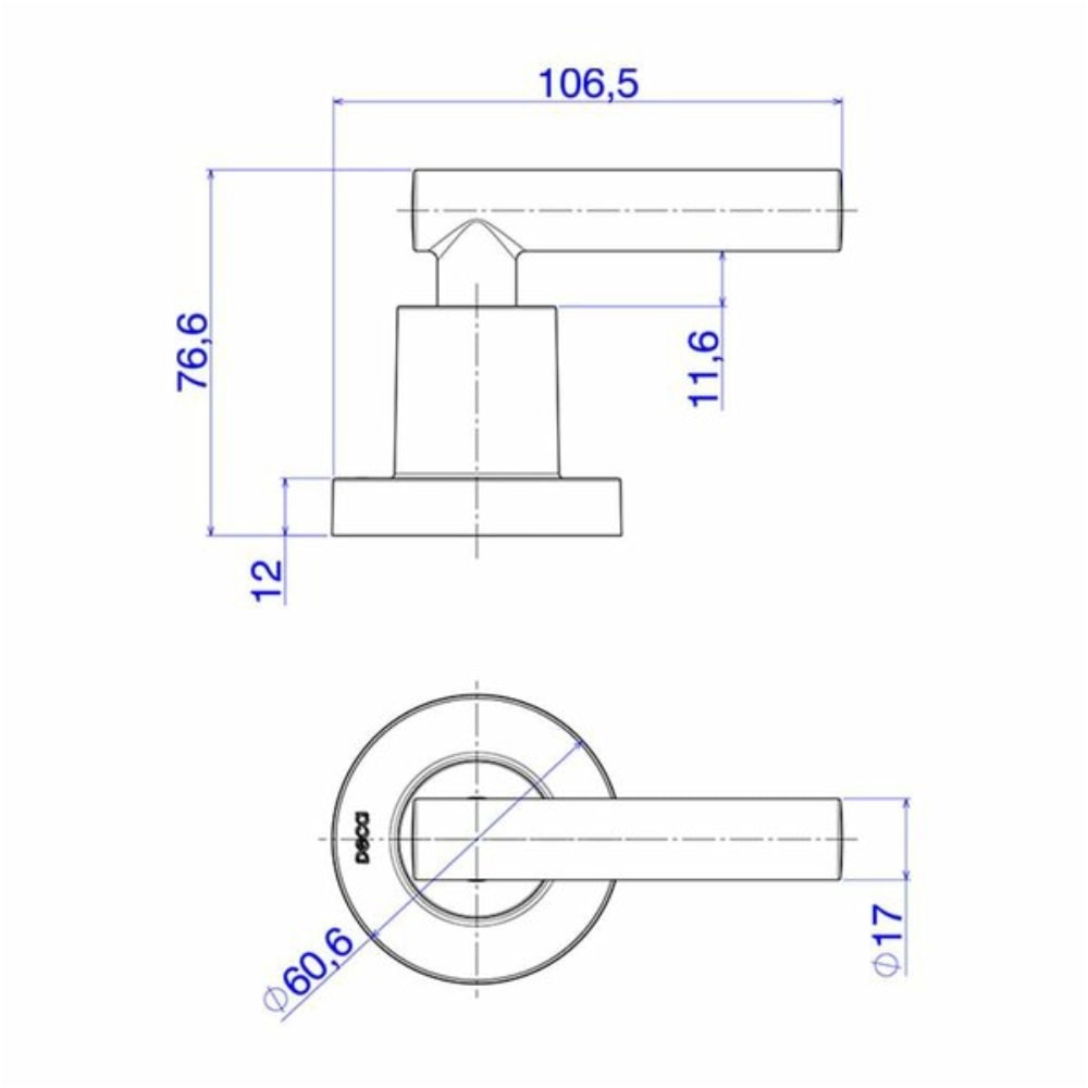 Acabamento para Registro de Pressão Base Deca Beta Cromado - 4916.C109.PQ