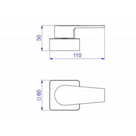 Acabamento para Registro de Pressão Deca Level 1/2