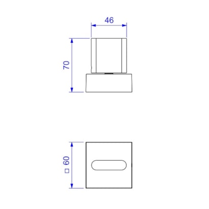 Acabamento para Registro de Pressão Deca Polo 1/2