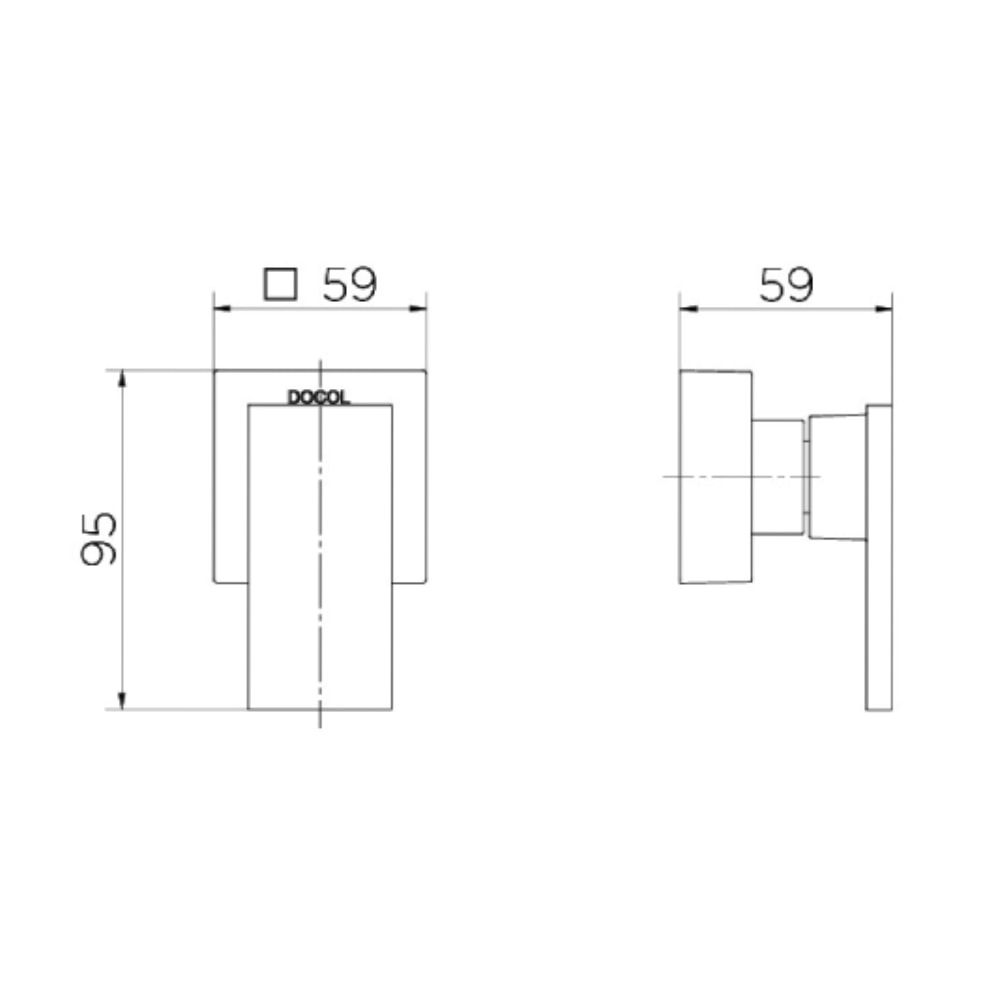 Acabamento para Registro Docol 3/4