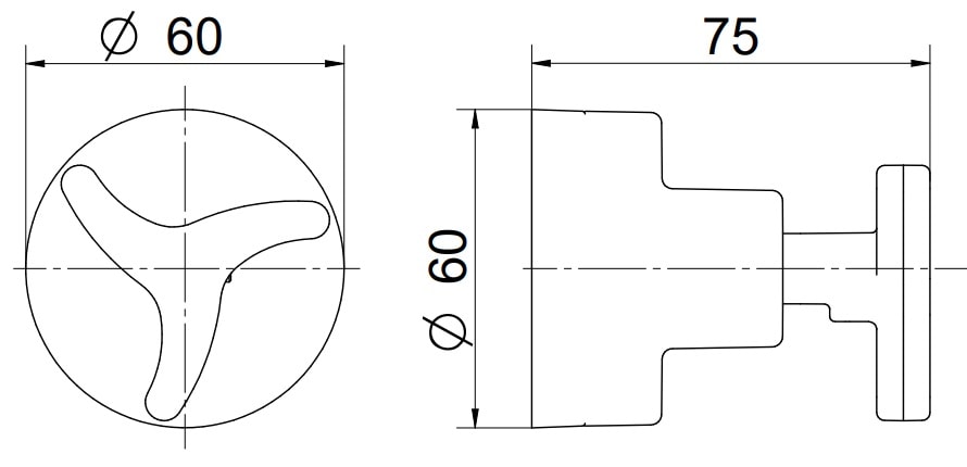 Acabamento para Registro Docol Base Deca 1/2