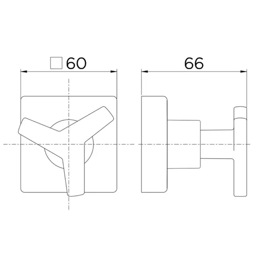Acabamento para Registro DocolBase City 3/4