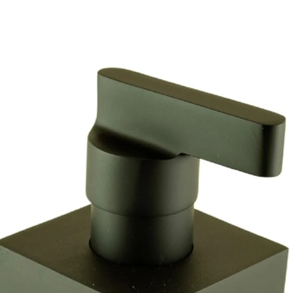 Acabamento para Registro Gaveta com Canopla Kimetais Plena Slim Black Matte - AR002365