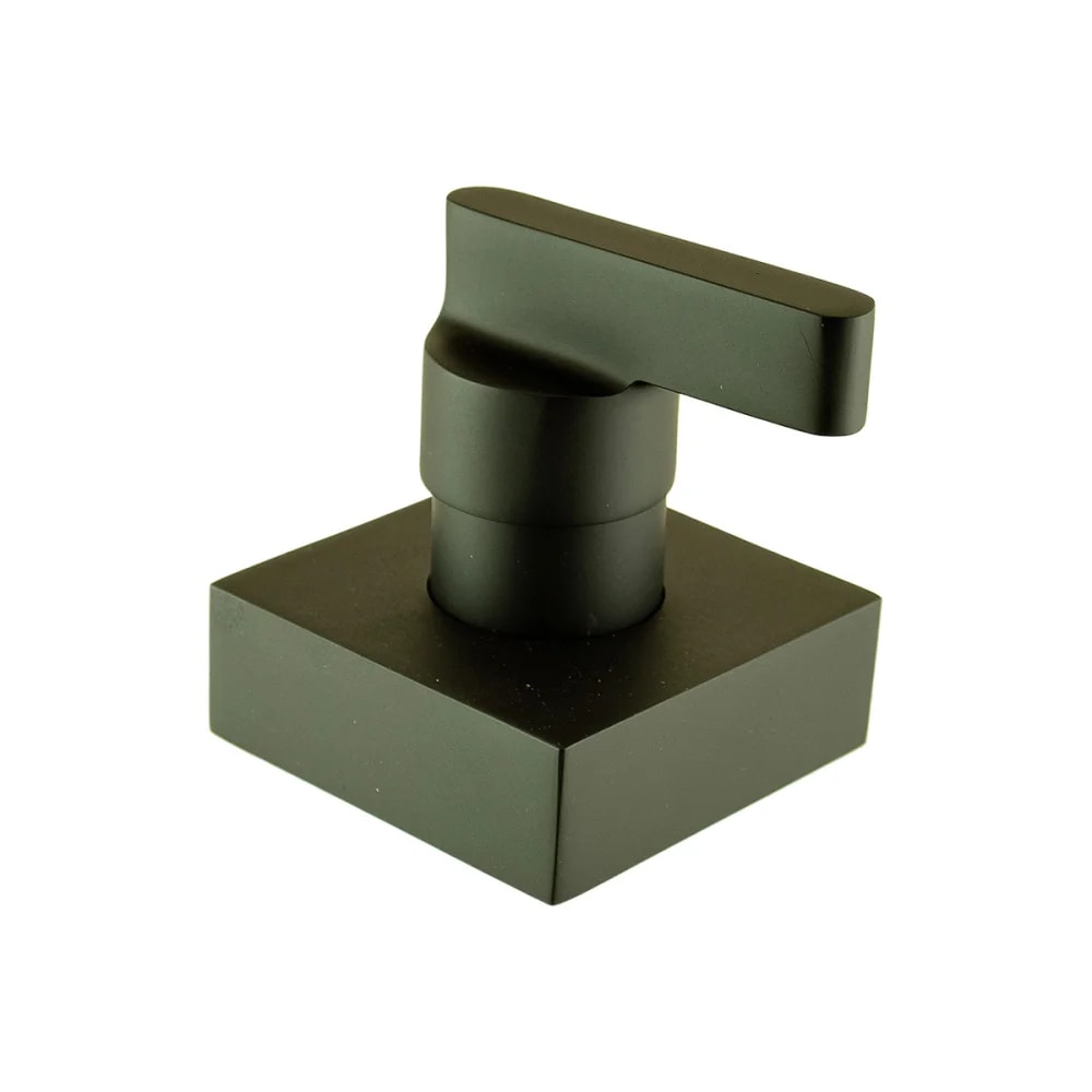 Acabamento para Registro Gaveta com Canopla Kimetais Plena Slim Black Matte - AR002365